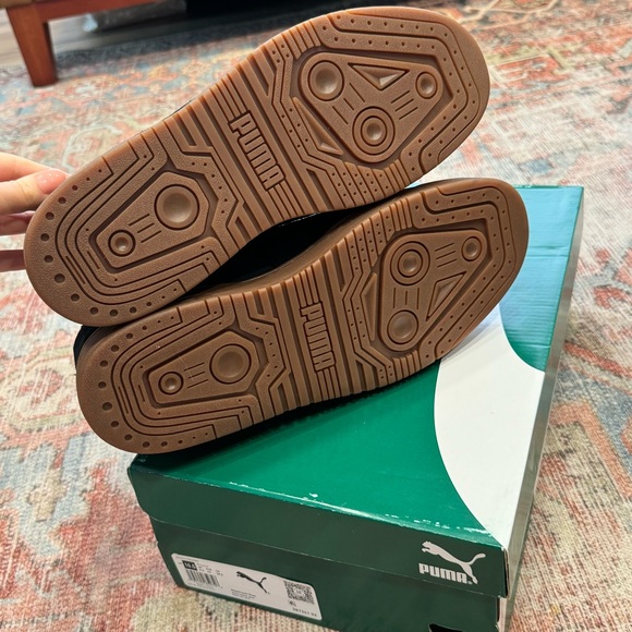 NWT Puma Slipstream Gum Suede Sneaker in black/gum men’s 10.5 - Picture 4 of 6